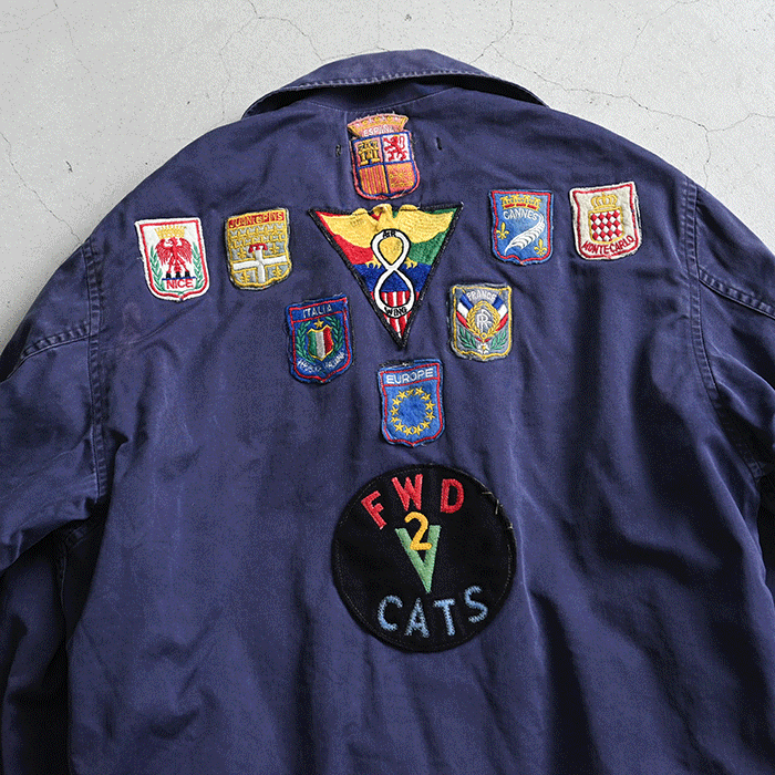 U.S.NAVY BLUE UTILITY JACKET - 古着屋 ｜ mushroom(マッシュルーム