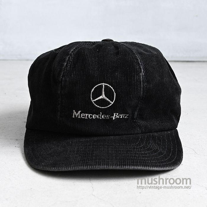 OLD MERCEDES BENZ BLK CORDUROY CAP - 古着屋 ｜ mushroom 