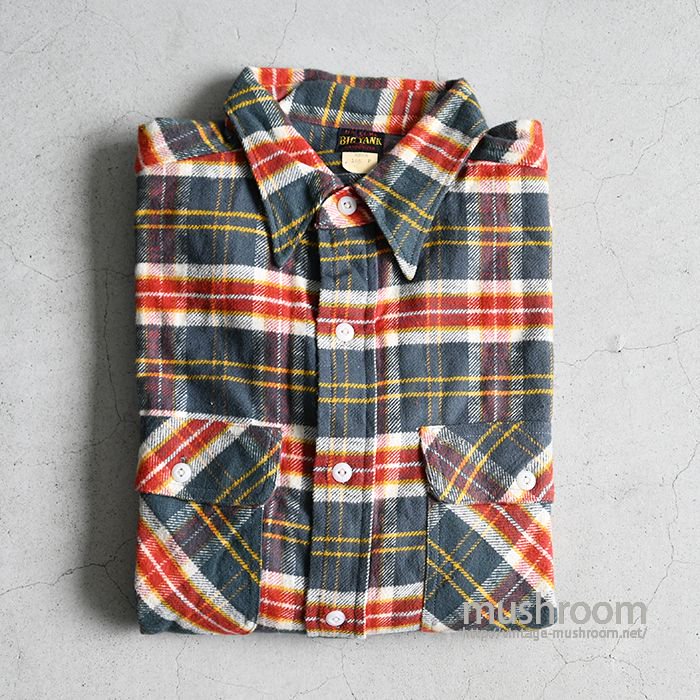 BIG YANK PLAID FLANNEL SHIRT（DEADSTOCK/16H） - 古着屋 ｜ mushroom