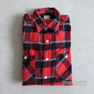 PENNEY'S PLAID FLANNEL SHIRT16-16H/GOOD CONDITION