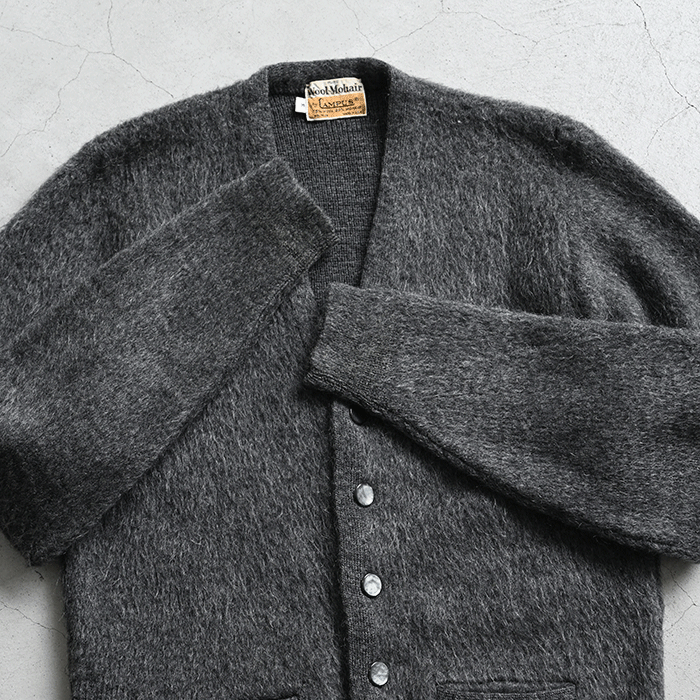 CAMPUS MOHAIR CARDIGAN(GOOD CONDITION/MEDIUM) - 古着屋 CAMPUS MOHAIR CARDIGAN(GOOD CONDITION/MEDIUM) - 古着屋