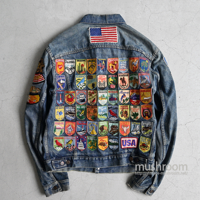 LEVI'S 558XX TRAVEL DENIM JACKET(BIG SIZE) - 古着屋 LEVI'S 558XX TRAVEL DENIM JACKET(BIG SIZE) - 古着屋