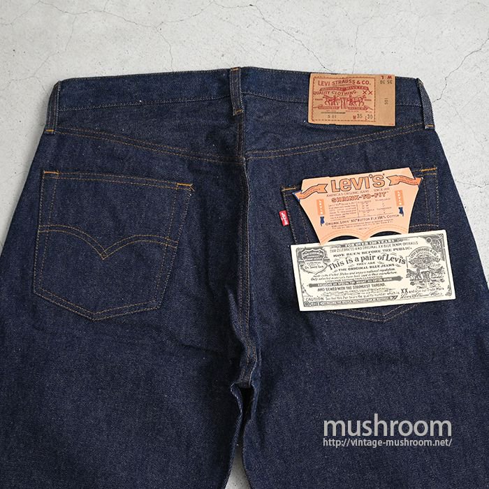 LEVI'S 501 RED LINE JEANS（DEADSTOCKW35L30） - 古着屋 ｜ mushroom