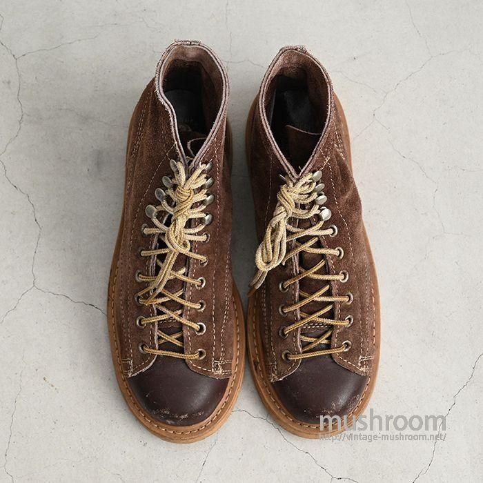 OLD SUEDE LEATHER MONKEY BOOTS（US7） - 古着屋 ｜ mushroom