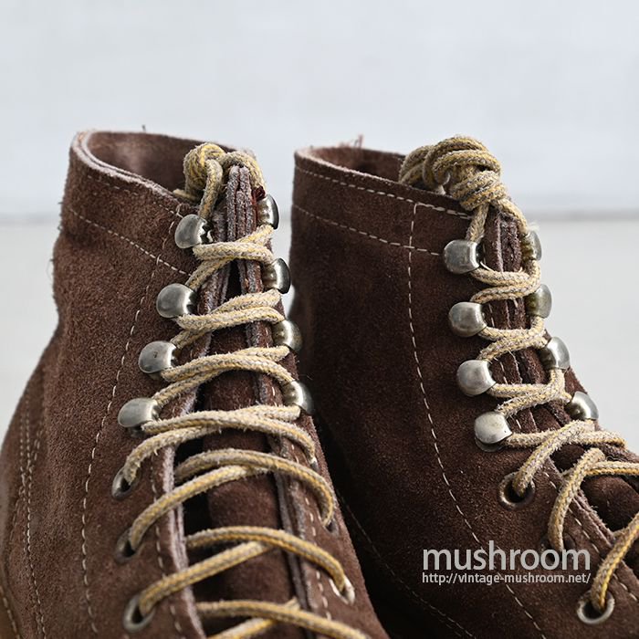 OLD SUEDE LEATHER MONKEY BOOTS（US7） - 古着屋 ｜ mushroom