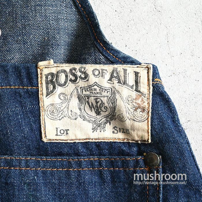 BOSS OF ALL DENIM OVERALLS（GOOD CONDITION） - 古着屋