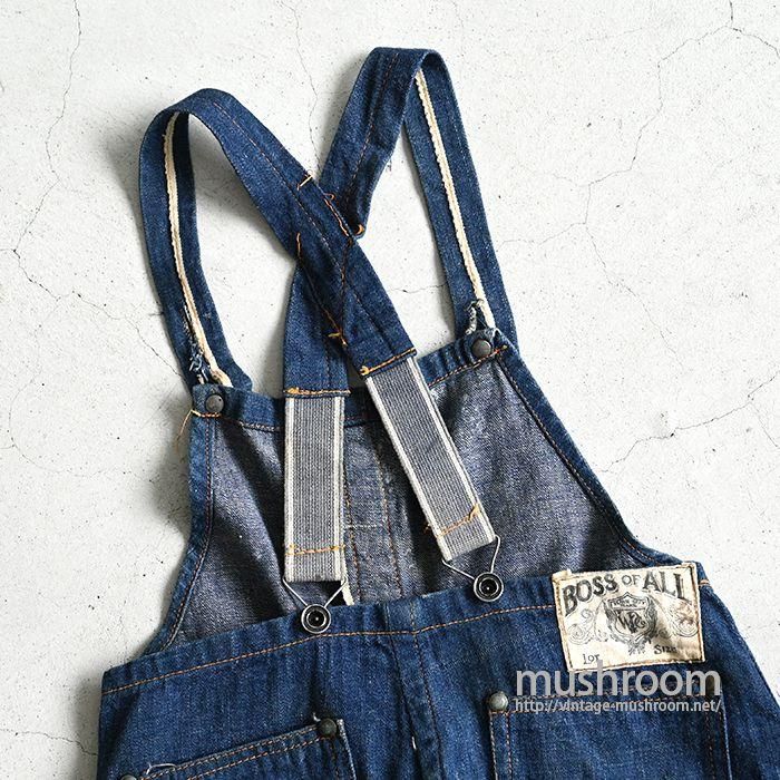 BOSS OF ALL DENIM OVERALLS（GOOD CONDITION） - 古着屋