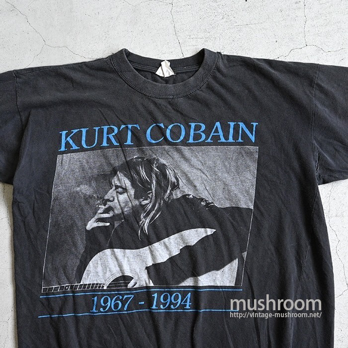 KURT D.COBAIN(1967-1994) T-SHIRT(MAYBE.EURO BODY) - 古着 KURT D.COBAIN(1967-1994) T-SHIRT(MAYBE.EURO BODY) - 古着