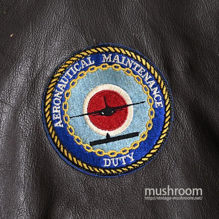 U.S.NAVY 7823 G-1 FLIGHT JACKET WITH SQUADRON PATCH - 古着屋 U.S.NAVY 7823 G-1 FLIGHT JACKET WITH SQUADRON PATCH - 古着屋