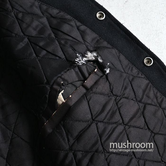 ジャケット・アウター old Stussy stadium jacket 90'S OLD STUSSY SS COUPE LEATHER×MELTON STADIUM JACKET