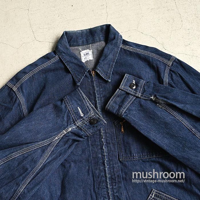 LEE 91-B DENIM WORK JACKET（44-LONG/DARK COLOR） - 古着屋