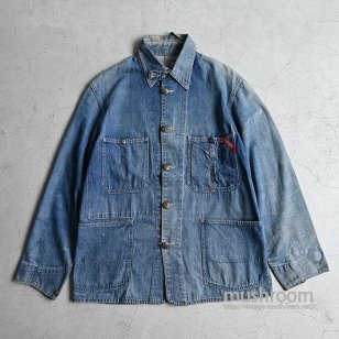 FINCK'S DENIM COVERALL WITH CHINSTRAP