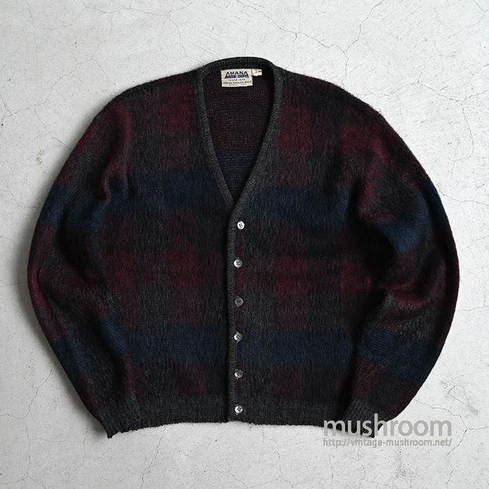 AMANA WOOLEN MILLS WOOL CARDIGAN（GOOD CONDITION/LARGE） - 古着屋