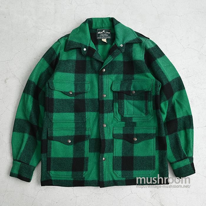 WHITE STAG BLK&GREEN PLAID MACKINAW CRUISER JACKET（DEADSTOCK