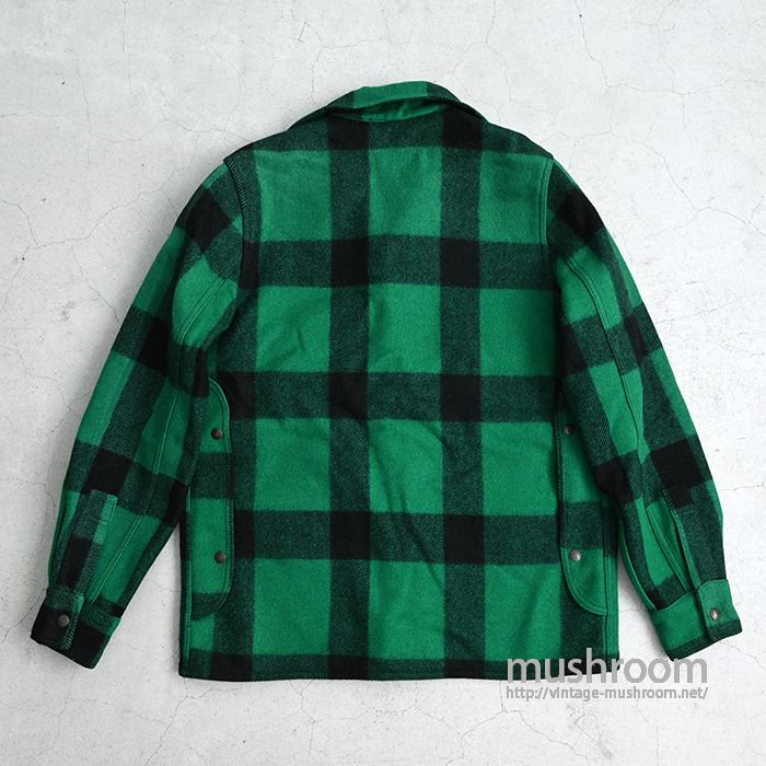 WHITE STAG BLK&GREEN PLAID MACKINAW CRUISER JACKET（DEADSTOCK