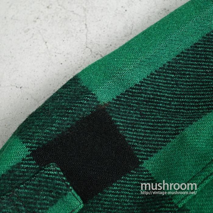 WHITE STAG BLK&GREEN PLAID MACKINAW CRUISER JACKET