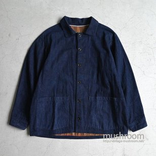 OLD PRISONER DENIM COVERALL WITH FLANNEL LINERMINT