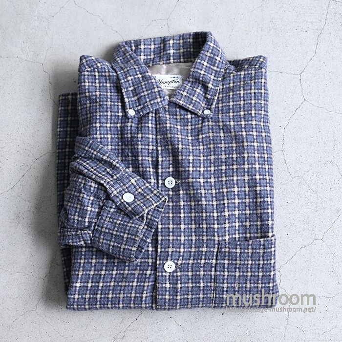 HAMPTON L/S PRINT FLANNEL SHIRT（GOOD CONDITION/MEDIUM） - 古着屋