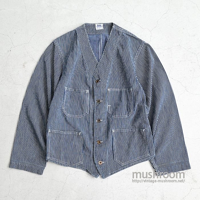 Lee STRIPE ENGINEER JACKET（40/GOOD CONDITION） - 古着屋 ｜ mushroom(マッシュルーム)  ヴィンテージクロージングストア