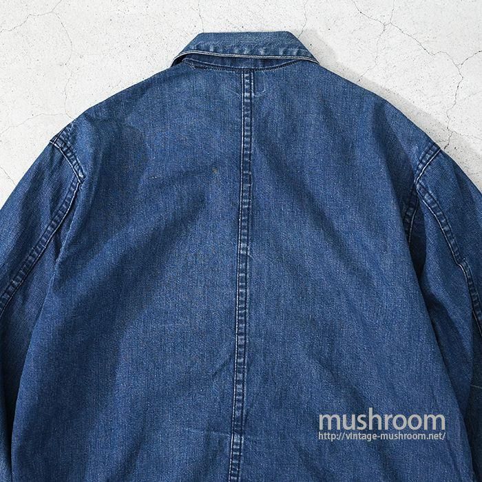 NEVER-RIPUM RAILROAD DENIM JACKET - 古着屋 ｜ mushroom