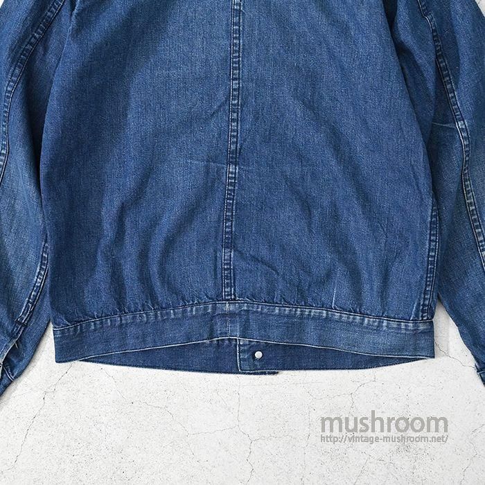 NEVER-RIPUM RAILROAD DENIM JACKET - 古着屋 ｜ mushroom