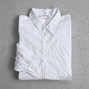HATHAWAY WHITE COTTON BROAD SHIRTMINT/17 1/2-4