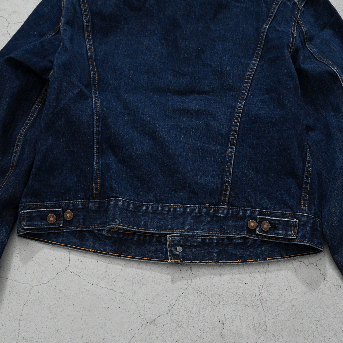 LEVI'S 70505-0217 BIGE DENIM JACKET（DARK COLOR/SIZE 48