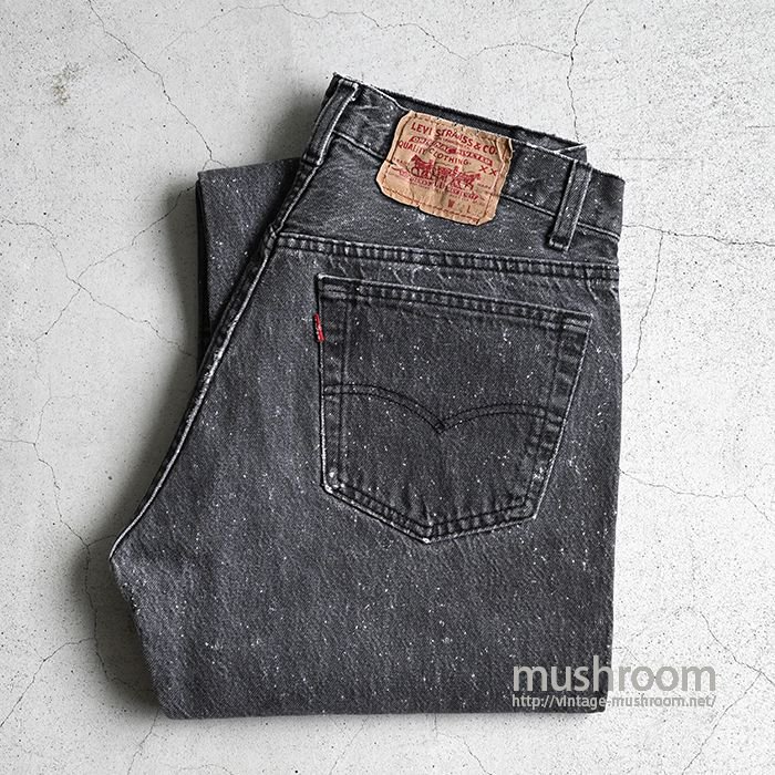 LEVI'S 501-0628 GALACTIC WASHED BLACK JEANS（W32L32/GOOD CONDITION）