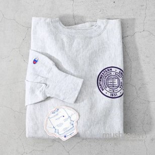 CHAMPION COLLEGE REVERSE WEAVE WITH BACK PRINTDEADSTOCK/LARGE