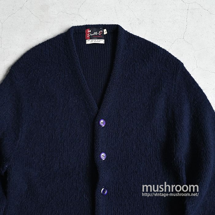 OLD NAVY-BLUE MOHAIR CARDIGAN - 古着屋 ｜ mushroom(マッシュルーム