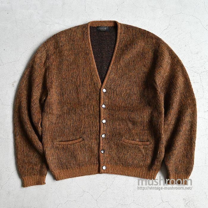 PURITAN BROWN MOHAIR CARDIGAN - 古着屋 ｜ mushroom(マッシュルーム)　ヴィンテージクロージングストア