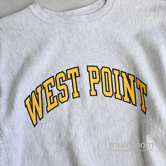 CHAMPION ”WEST POINT” REVERSE WEAVE WITH BACK PRINT（X-LARGE