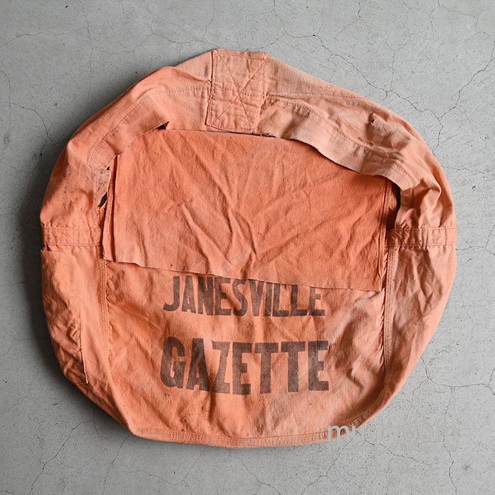 JANESVILLE GAZETTE” NEWSPAPER BAG（RARE COLOR） - 古着屋