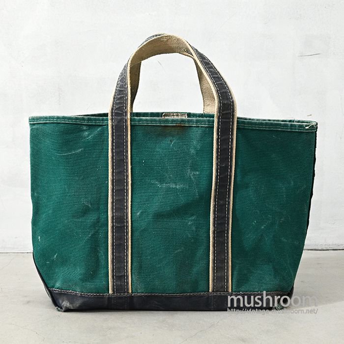L.L.BEAN DELAXE TOTE BAG（GRN×NVY/GOOD FADE）