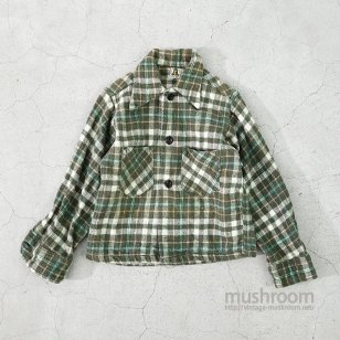 BLUE BELL L/S PLAID FLANNEL SHIRT（KID'S/GOOD CONDITION）