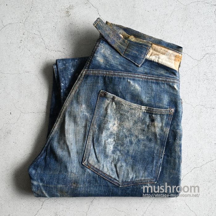 STRONGHOLD DENIM WAIST-OVERALLS（W32L30） - 古着屋 ｜ mushroom 