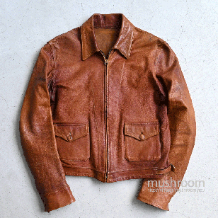 SCULLY BROS A-1 STYLE BROWN LEATHER SPORTS JACKET42