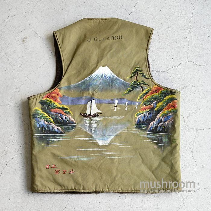 WW2 U.S.NAVY DECK VEST WITH HAND-PAINTED（DEADSTOCK） - 古着