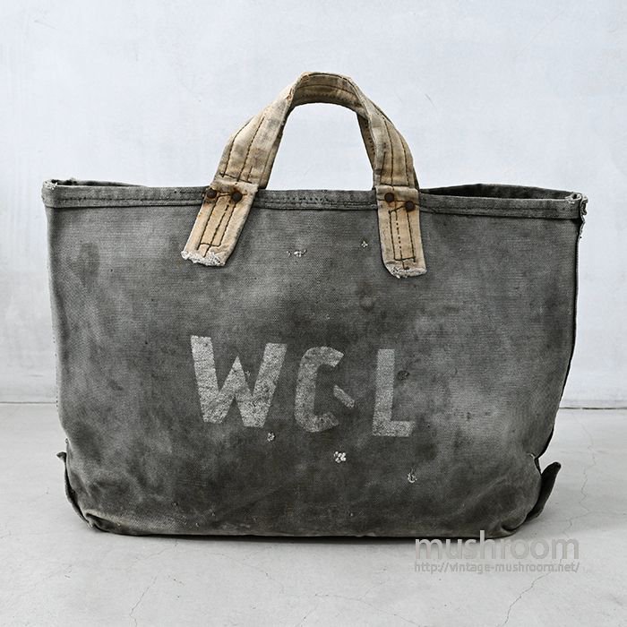 OLD TWO-TONE CANVAS COAL BAG - 古着屋 ｜ mushroom(マッシュルーム ...