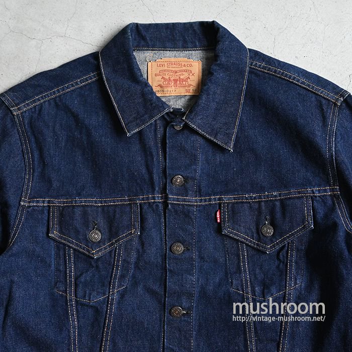 LEVI'S 70505E 557 W/NAME DENIM JACKET（50/GOOD CONDITION） - 古着 