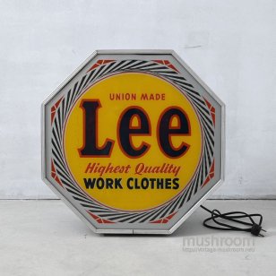 Lee ADVERTISING NEON SIGN （GOOD CONDITION）
