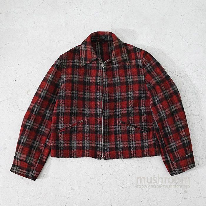 MONTGOMERY WARD PLAID WOOL SPORTS JACKET - 古着屋