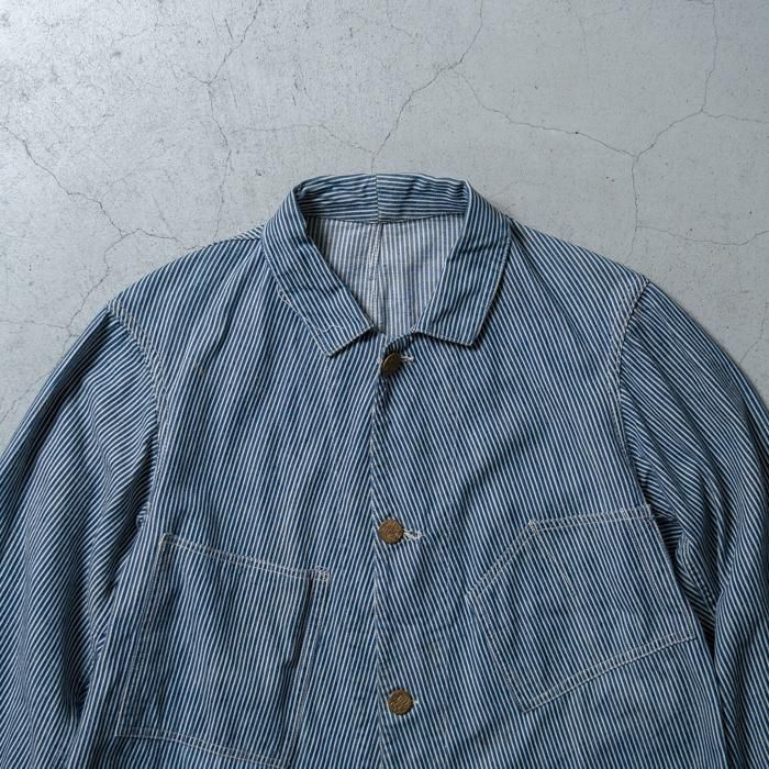SWEET-ORR HICKORY STRIPE COVERALL（UNUSUAL POCKET） - 古着屋