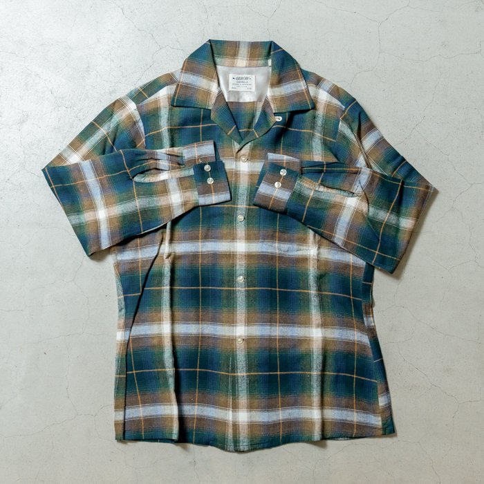 ARROW PLAID RAYON BOX SHIRT（ALMOST DEADSTOCK/MEDIUM） - 古着屋 ｜  mushroom(マッシュルーム) ヴィンテージクロージングストア