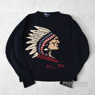 POLO BY RALPH LAUREN HAND-KNIT SWEATERL/GOOD CONDITION