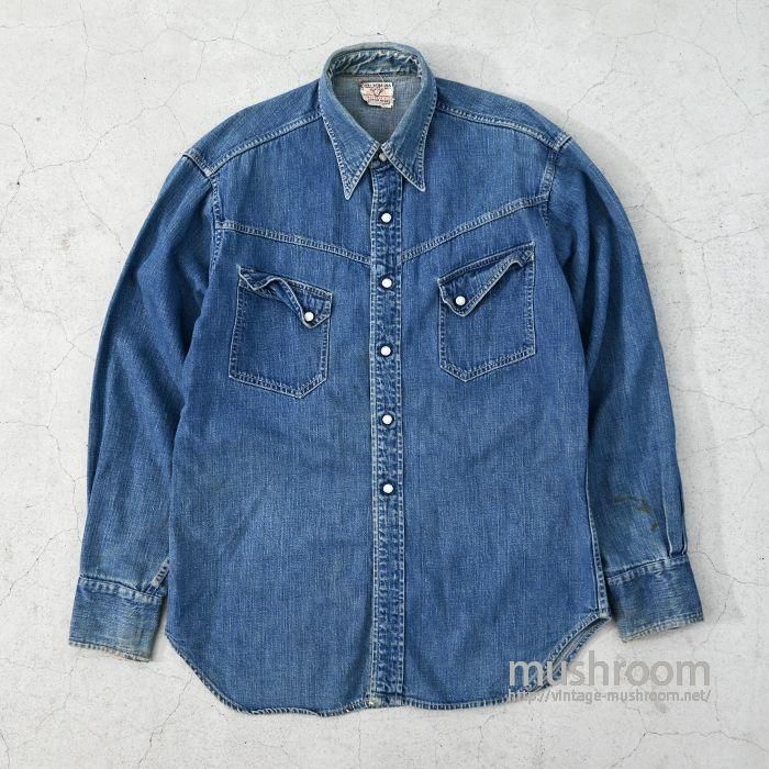 LEVI'S SHORTHORN DENIM SHIRT（EARLY TYPE） - 古着屋 ｜ mushroom