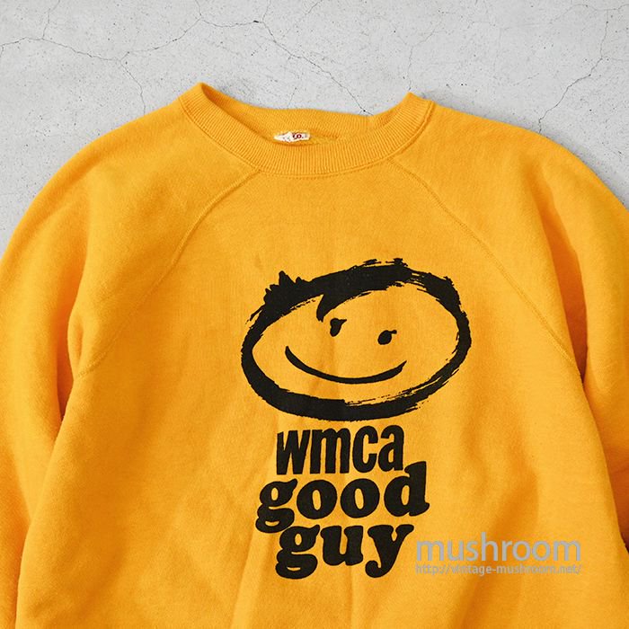 WMCA GOOD GUY SWEAT SHIRT（MINT/LARGE） - 古着屋 ｜ mushroom 