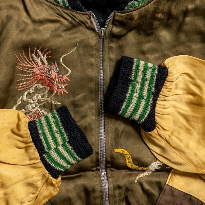 JAPAN SOUVENIR JACKET（TIGER HEAD） - 古着屋 ｜ mushroom