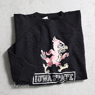 COLOR FLOCK PRINT SWEAT SHIRTGOOD USED CONDITION