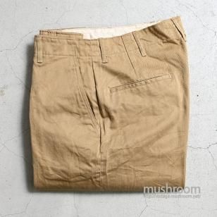 U.S.ARMY 45KHAKI CHINO TROUSERW32L33/ALMOST DEADSTOCK